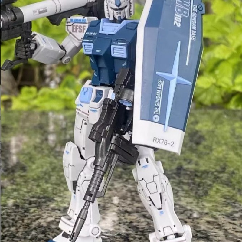 Model Kit Gundam Bandai - RX-78-2 GTO Mobile Suit DIY Assembled