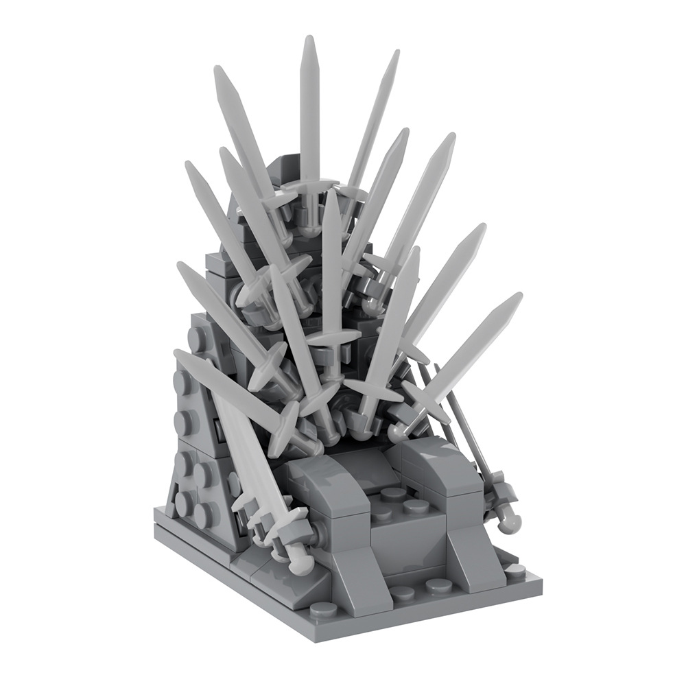 Model Kit Iron Sickle - MOC Iron Throne Sword Chair Ancient