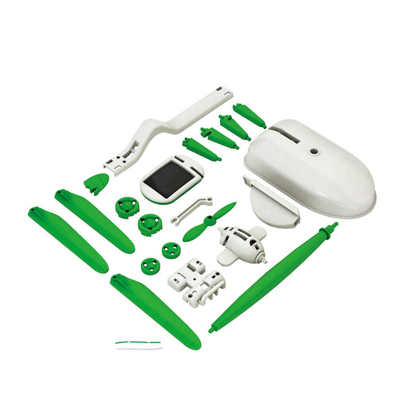 6-In-1 Solar-Power Robot Kit A - Model Kit U Boat ulasan dan harga