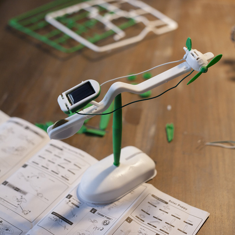 6-In-1 Solar-Power Robot Kit A - Model Kit U Boat ulasan dan harga