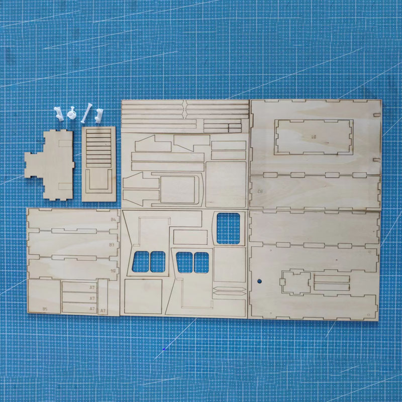 Wooden Box Rescue Boat Model R - Model Kit U Boat ulasan dan harga