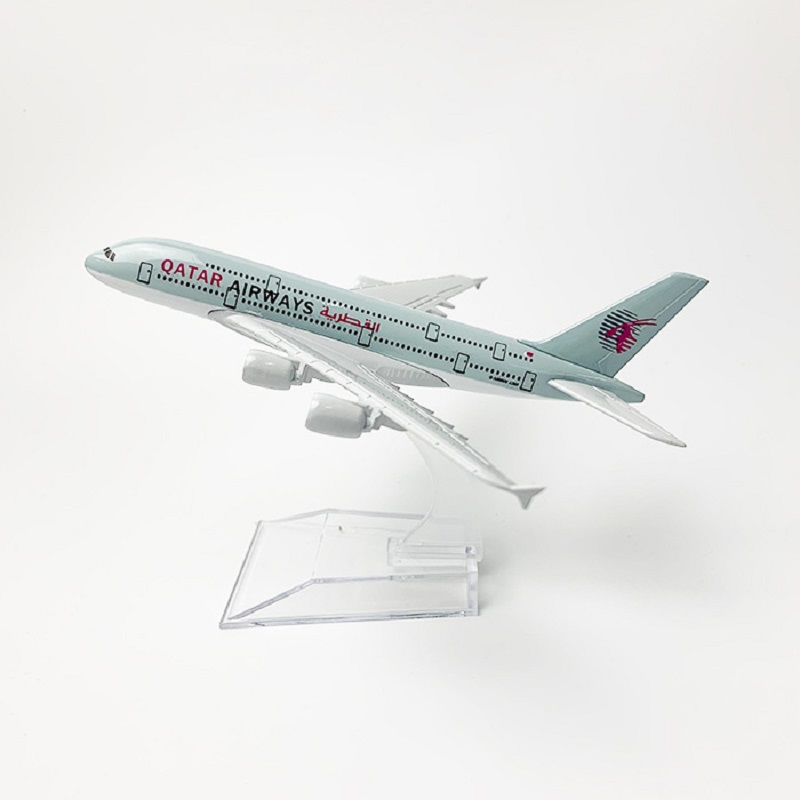 16cm 1/400 Scale Qatar Airways - Model Kit Aircraft ulasan dan harga