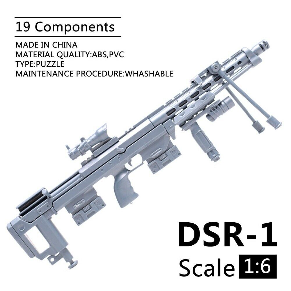 1/6 Scale DSR1 Rifle Gun Model - Model Kit Weapons ulasan dan harga