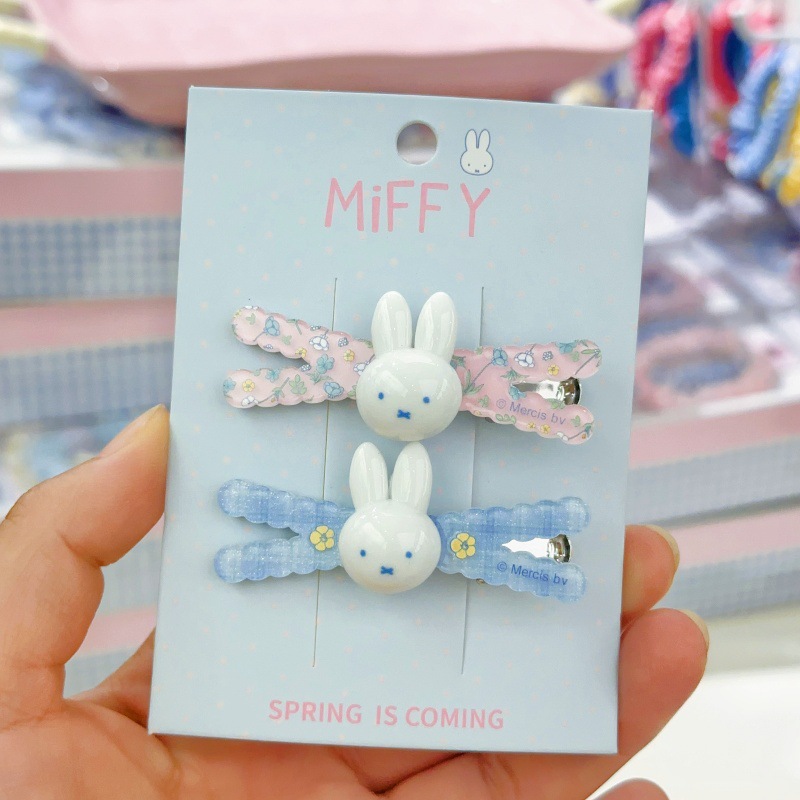 New Miffy rabbit bangs clip si - Model Kit For Girls ulasan dan harga