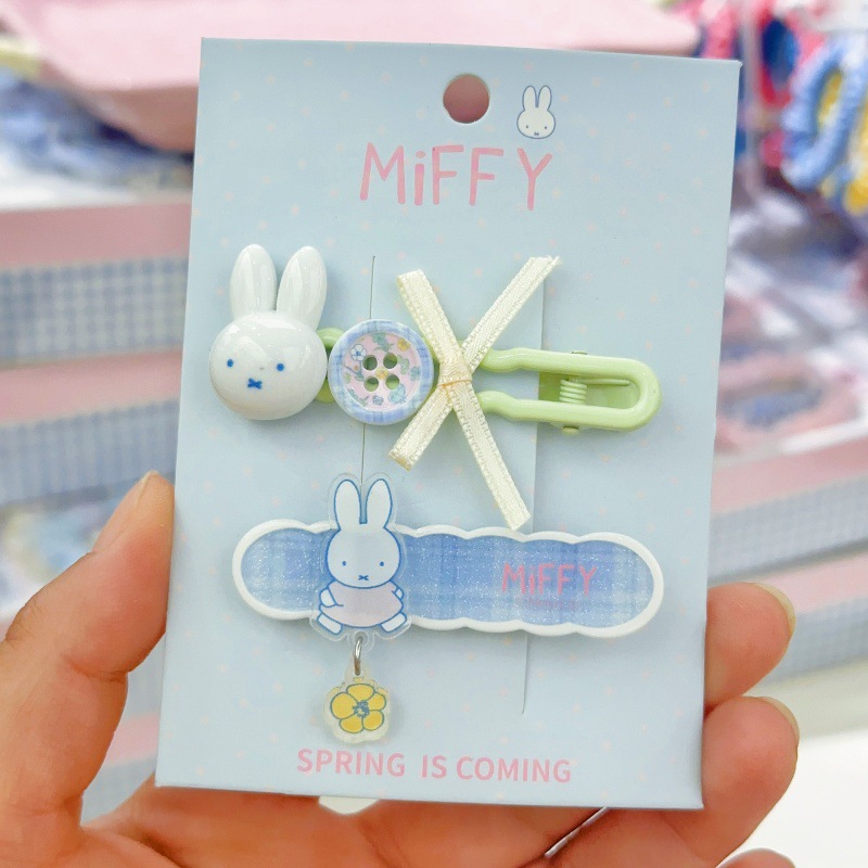 New Miffy rabbit bangs clip si - Model Kit For Girls ulasan dan harga