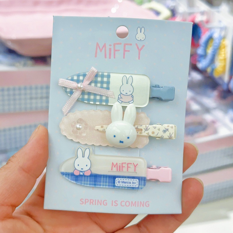 New Miffy rabbit bangs clip si - Model Kit For Girls ulasan dan harga