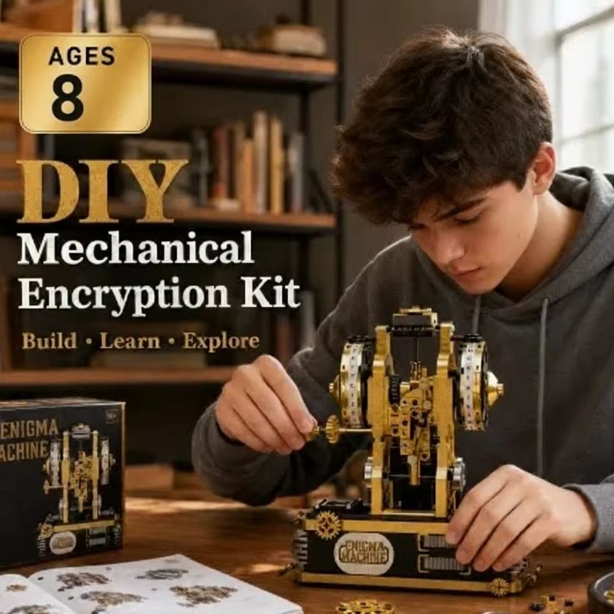 Enigma Machine Building Blocks - Model Kit Ikaruga ulasan dan harga