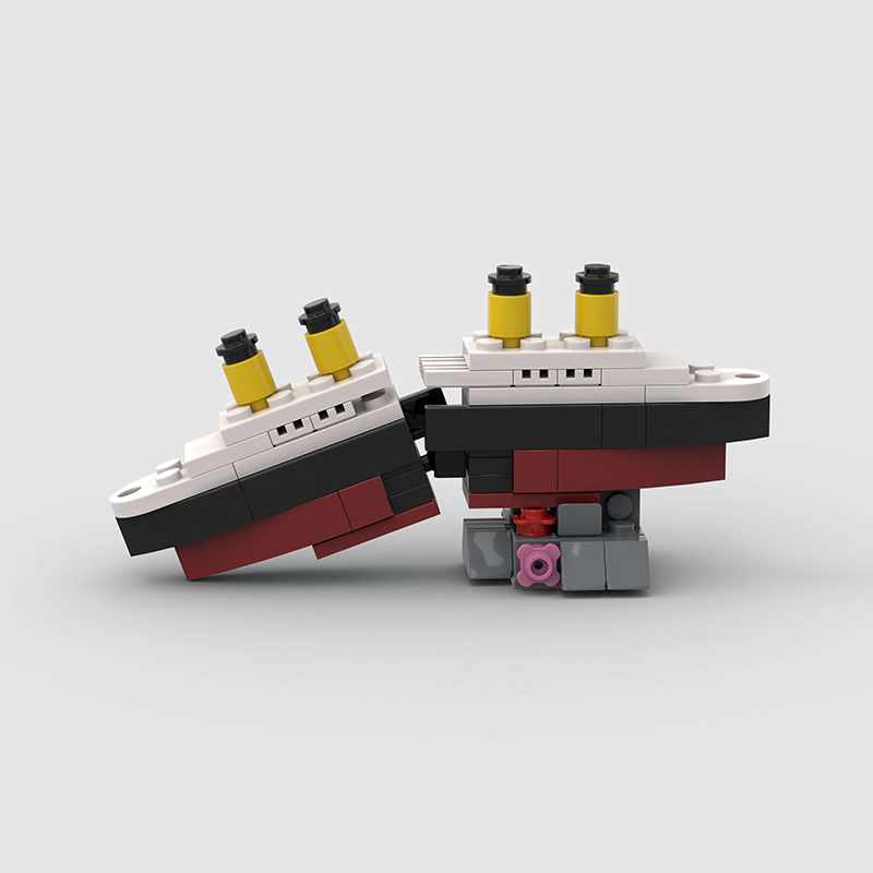 Mini RMS Titanic Sank Ship Mod - Model Kit U Boat ulasan dan harga