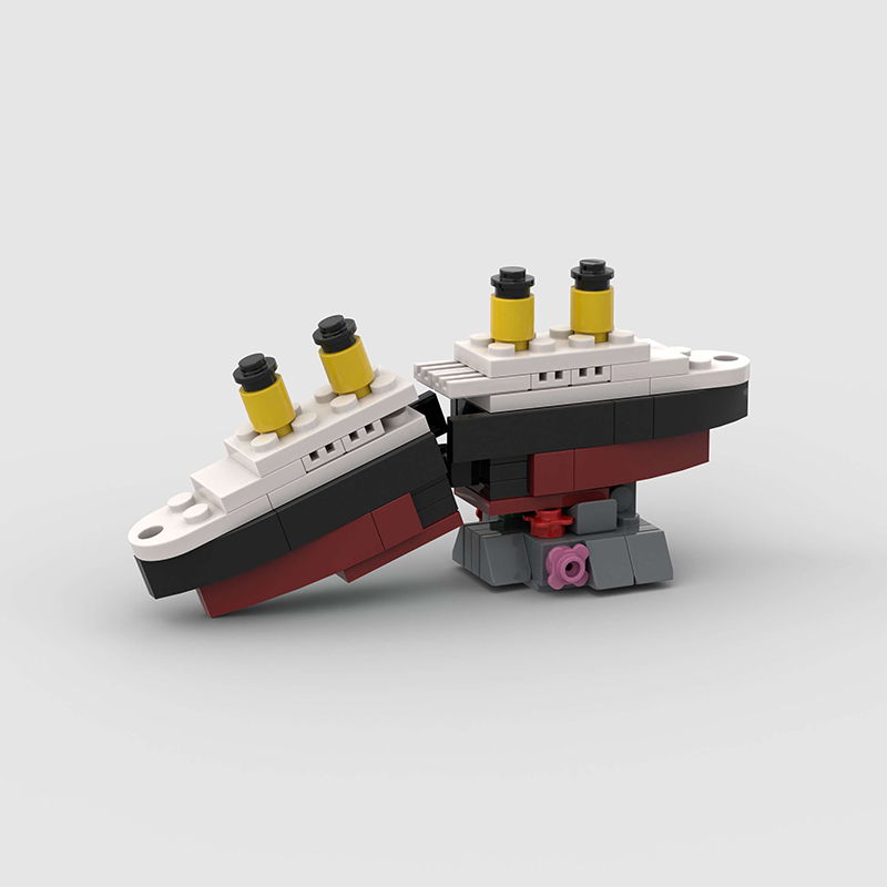 Mini RMS Titanic Sank Ship Mod - Model Kit U Boat ulasan dan harga