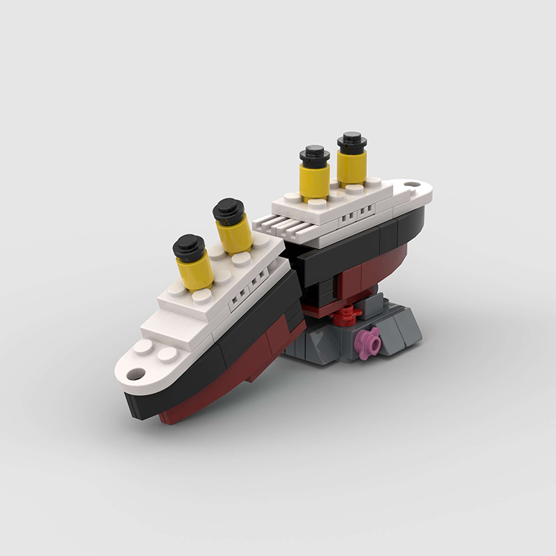 Mini RMS Titanic Sank Ship Mod - Model Kit U Boat ulasan dan harga