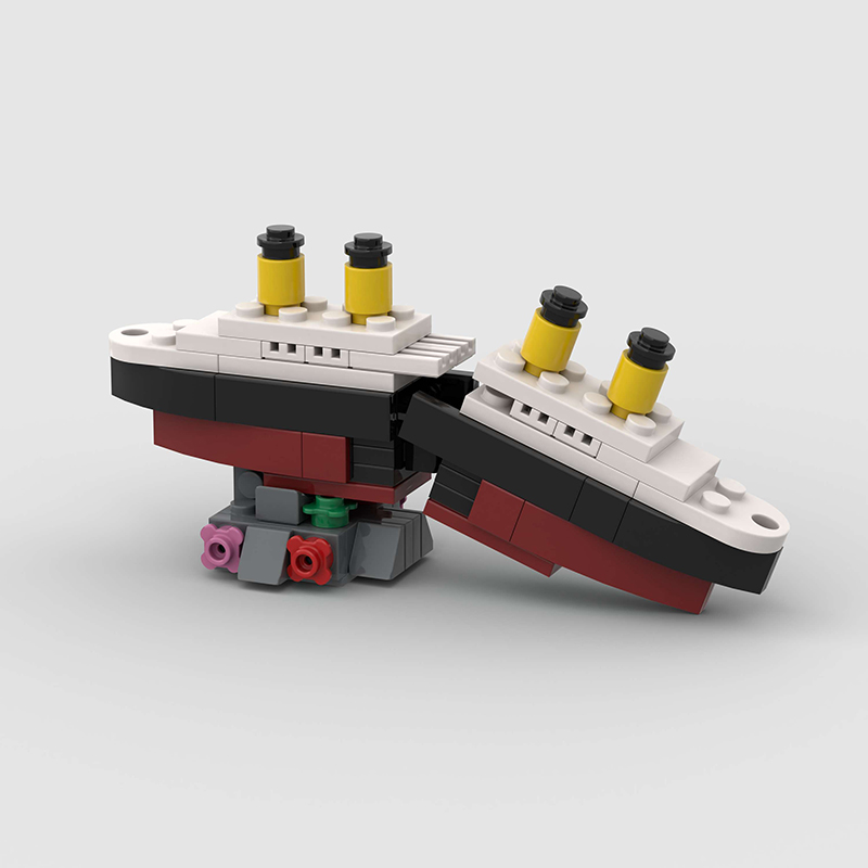 Mini RMS Titanic Sank Ship Mod - Model Kit U Boat ulasan dan harga