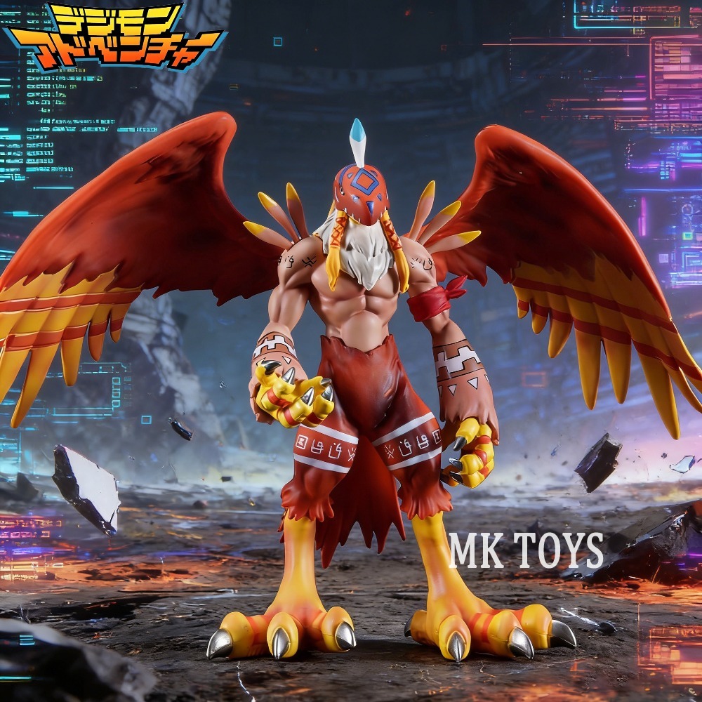 18cm Anime Digimon Adventure F - Model Kit Wargreymon ulasan dan harga