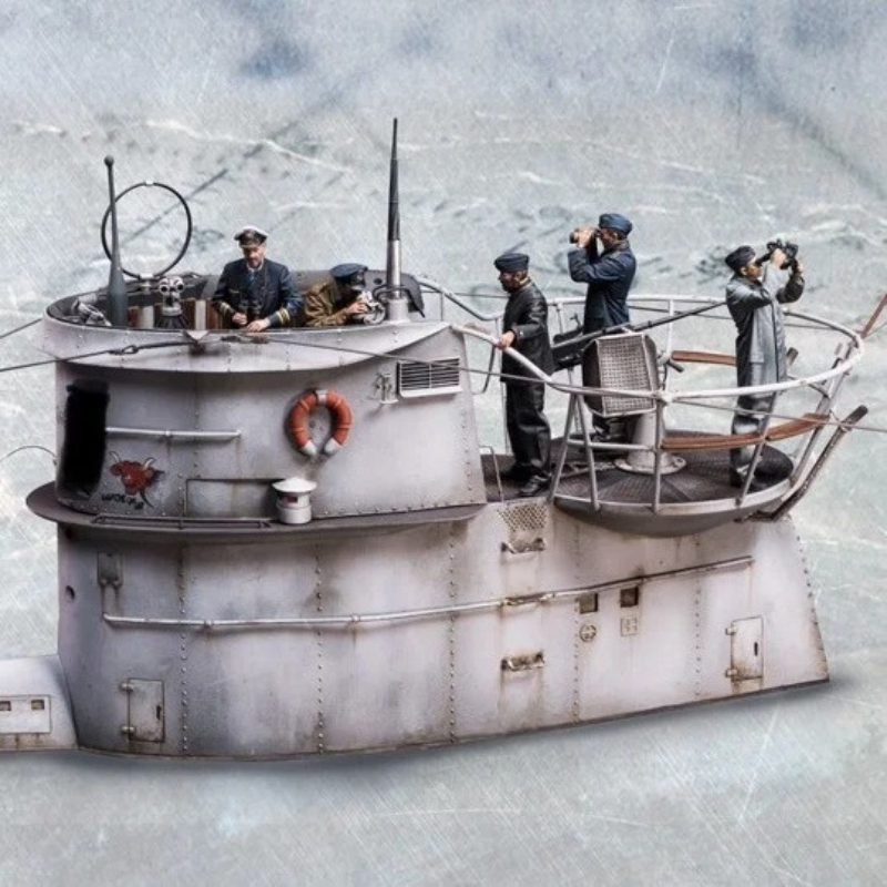 1/35 Scale Diecast Resin Figur - Model Kit U Boat ulasan dan harga