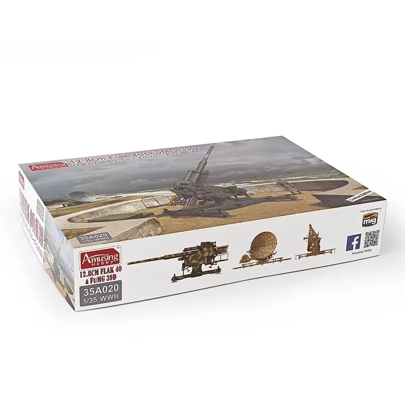 Amusing Hobby 35A020 Flak 40 1 - Model Kit Weapons ulasan dan harga