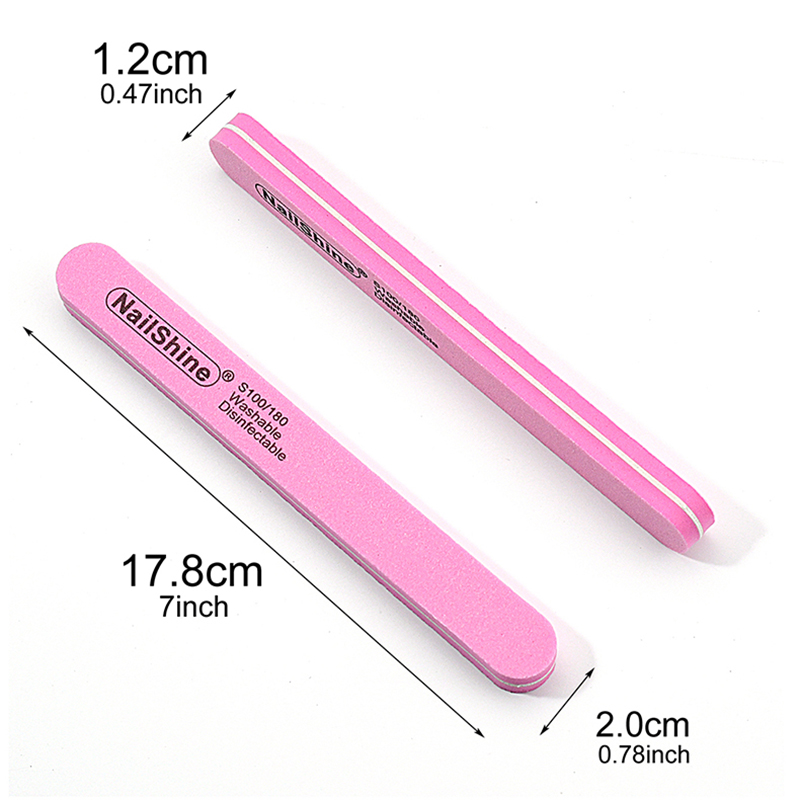100 Pcs Pink Nail Files Gel Cu - Sanding Stick Set ulasan dan harga