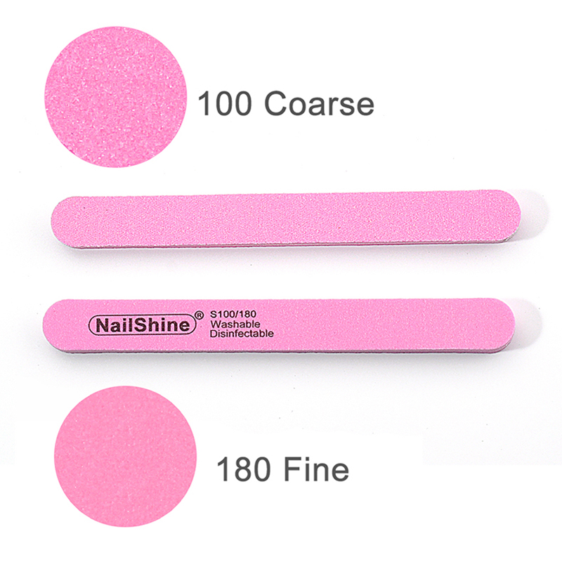 100 Pcs Pink Nail Files Gel Cu - Sanding Stick Set ulasan dan harga