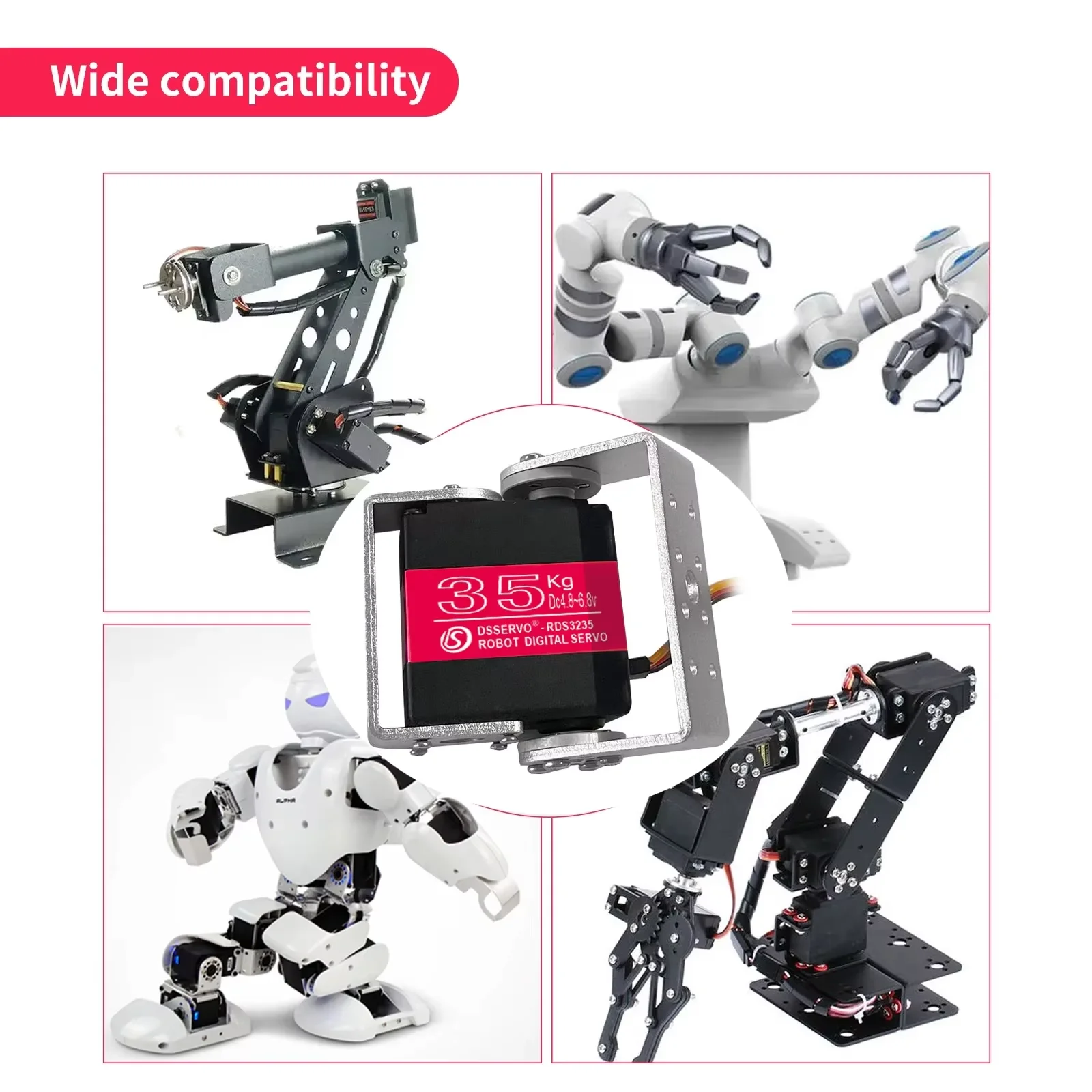 1/2/4 Set Dsservo RDS3235MG 35 - Model Kit Robot ulasan dan harga