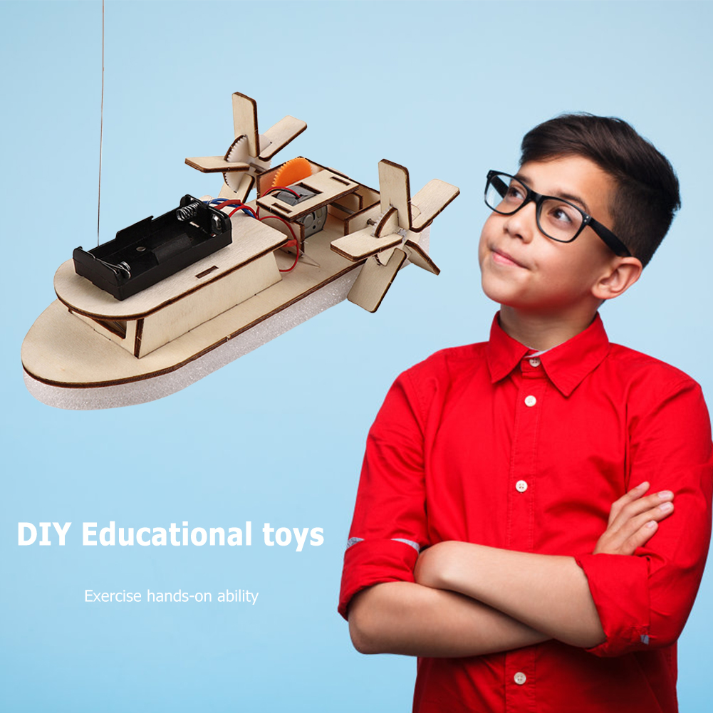 DIY Boat Model Science Toys Ki - Model Kit U Boat ulasan dan harga