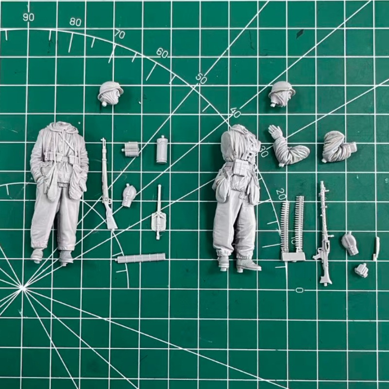 1/35 Scale Die Cast Resin Figu - Model Kit Weapons ulasan dan harga