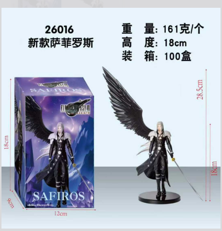 Final Fantasy Sephiroth Angel  - Model Kit Final Fantasy ulasan dan harga