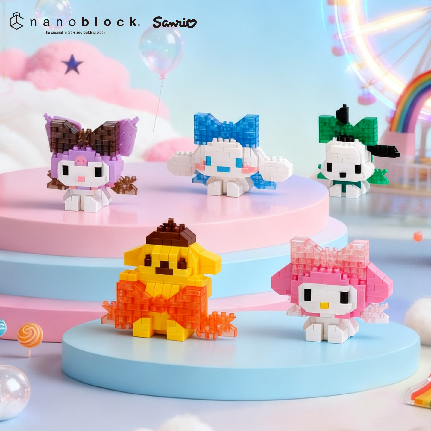Nanoblock Sanrio Micro Buildin - Model Kit For Girls ulasan dan harga