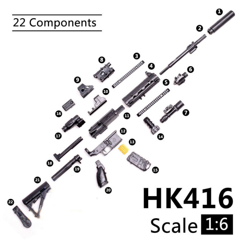 1:6 Scale Toy Mini  Gun Model  - Model Kit Weapons ulasan dan harga