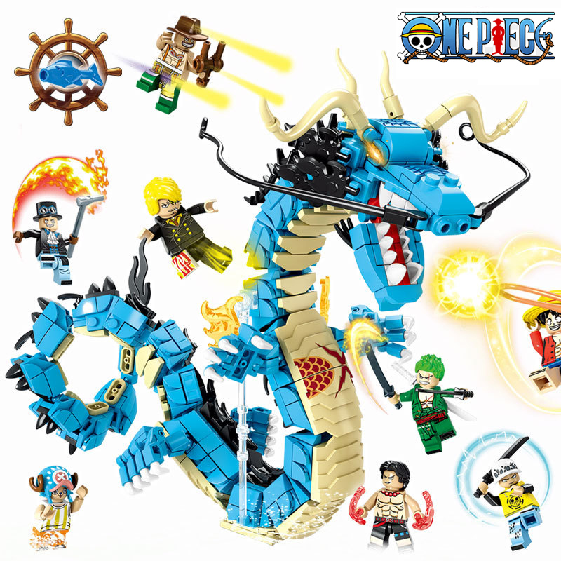 8in1 One Piece Building Blocks - Model Kit Ikaruga ulasan dan harga