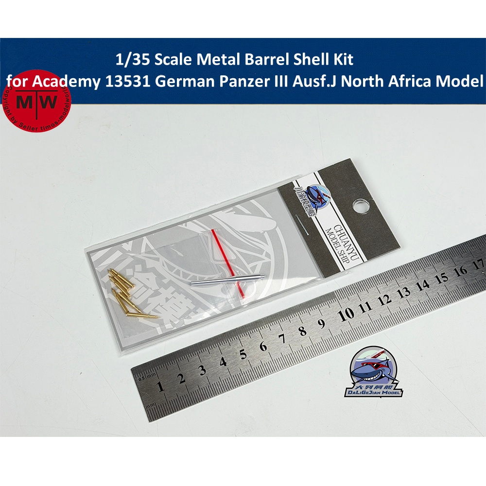1/35 Scale Metal Barrel Shell  - Model Kit Academy ulasan dan harga