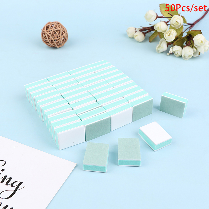 50 Pcs/lot Mini Nail Buffer Bl - Sanding Stick Set ulasan dan harga