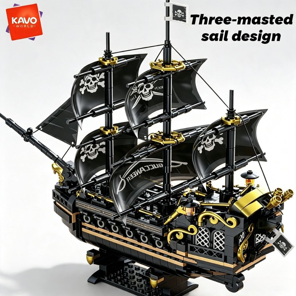 KAVOWORLD 801pcs 1799 Classic  - Model Kit U Boat ulasan dan harga