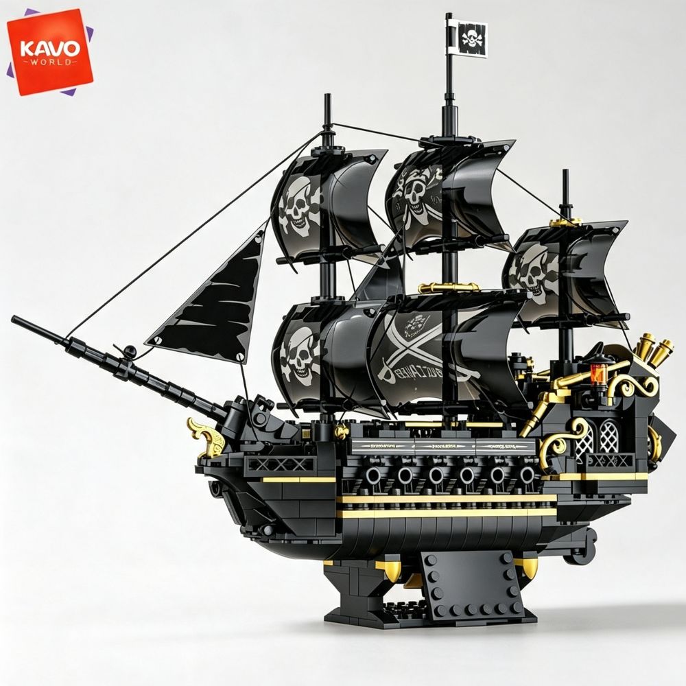 KAVOWORLD 801pcs 1799 Classic  - Model Kit U Boat ulasan dan harga