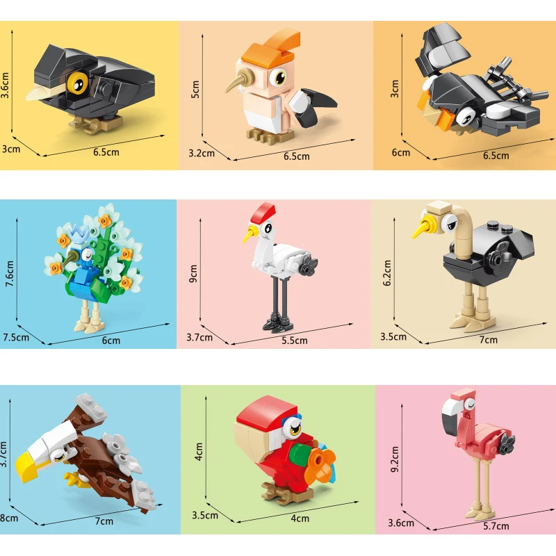 Bricks Animal Bird Paradise Cr - Model Kit For Girls ulasan dan harga