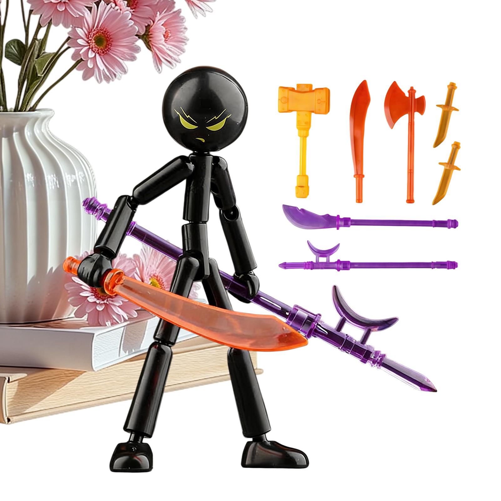 DIY Poseable StickMan Figure K - Model Kit Weapons ulasan dan harga