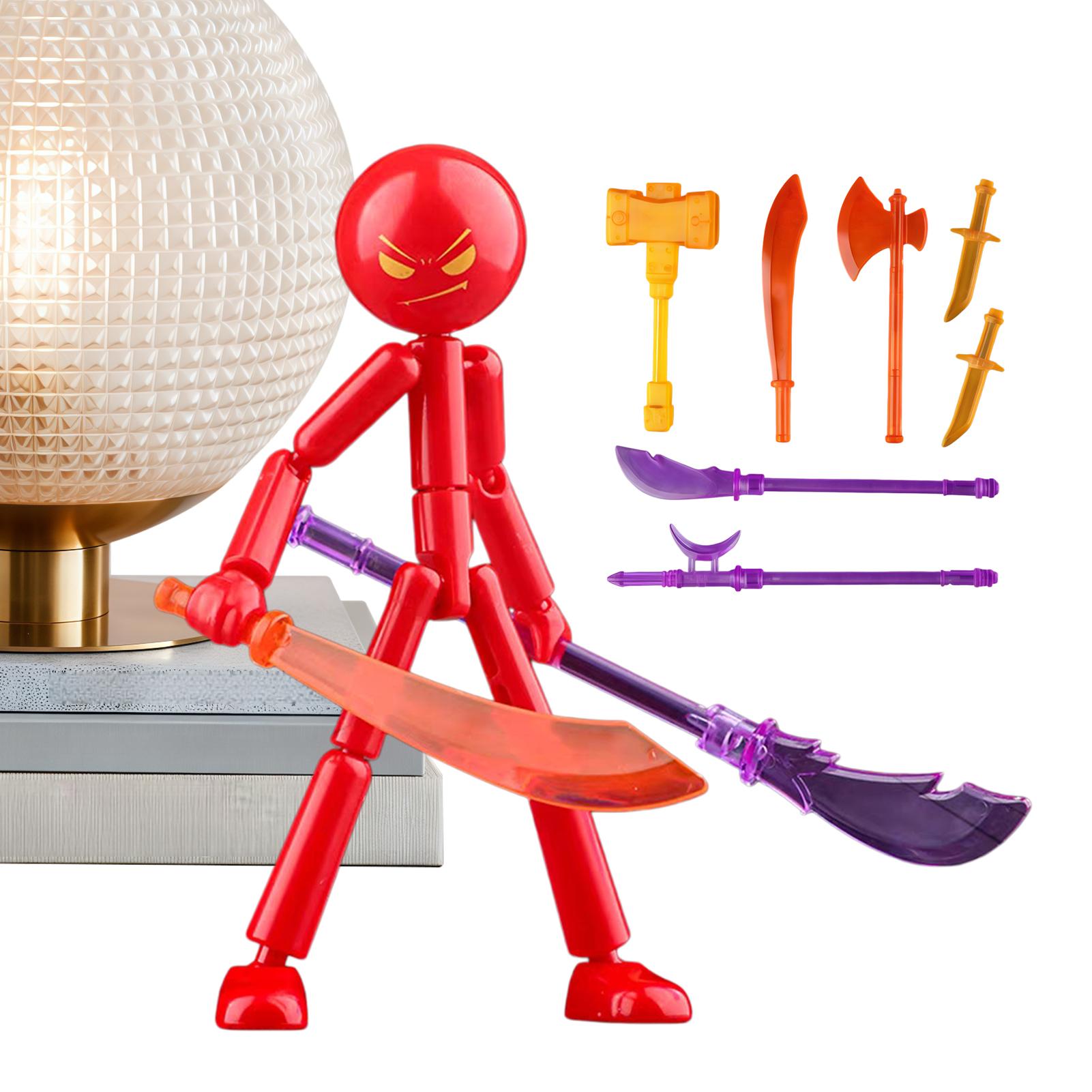 DIY Poseable StickMan Figure K - Model Kit Weapons ulasan dan harga