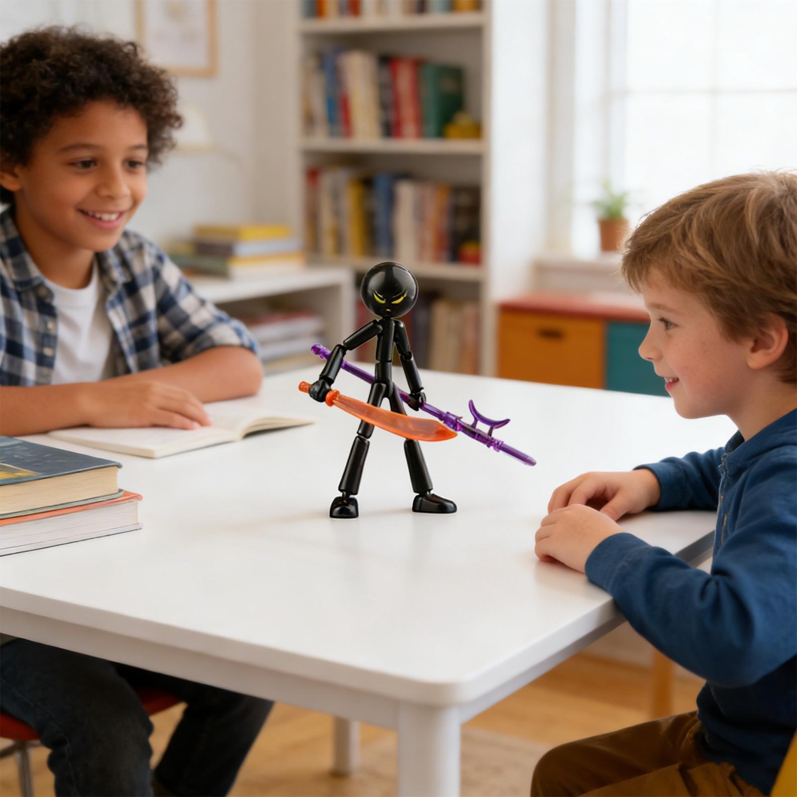 DIY Poseable StickMan Figure K - Model Kit Weapons ulasan dan harga