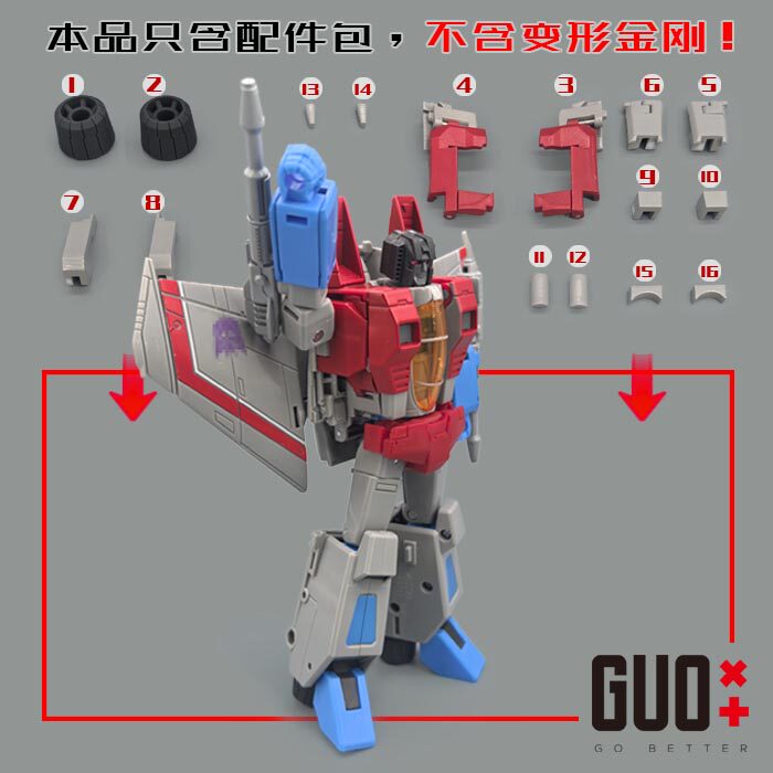 GO BETTER Filler Parts Transfo - Model Kit Robot ulasan dan harga