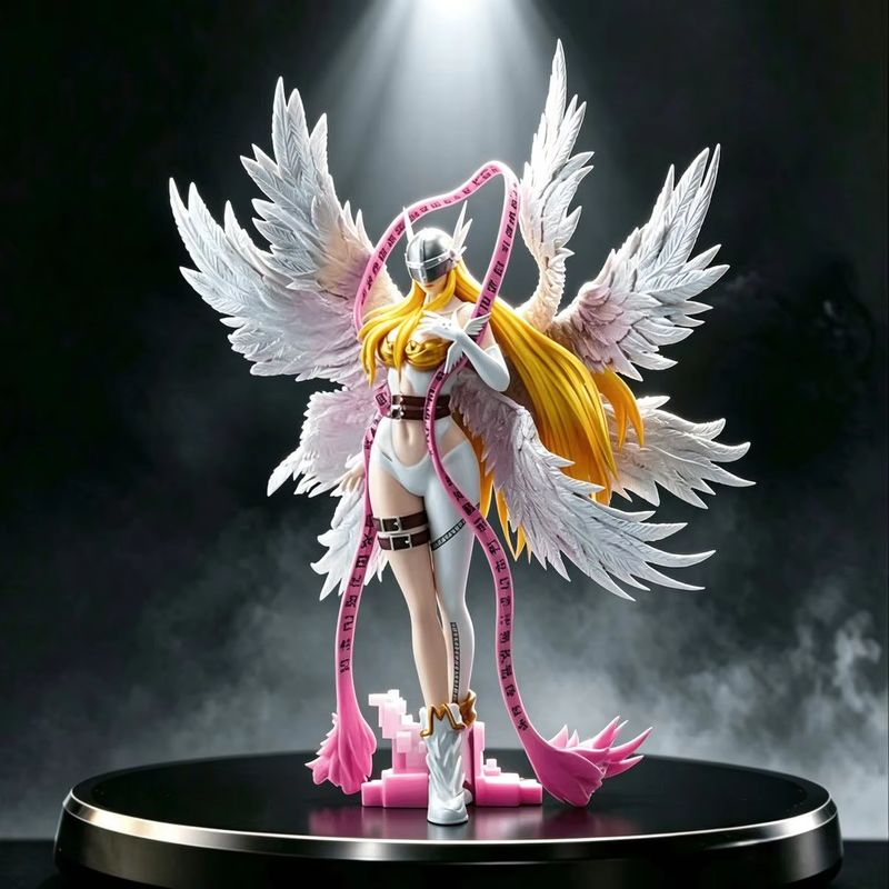 In-Stock Digimon Angewomon Fig - Model Kit Wargreymon ulasan dan harga