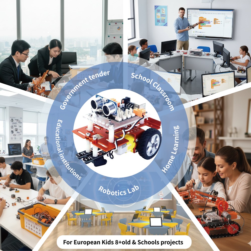 WEEEMAKE Senior Robotics Kit M - Model Kit Robot ulasan dan harga
