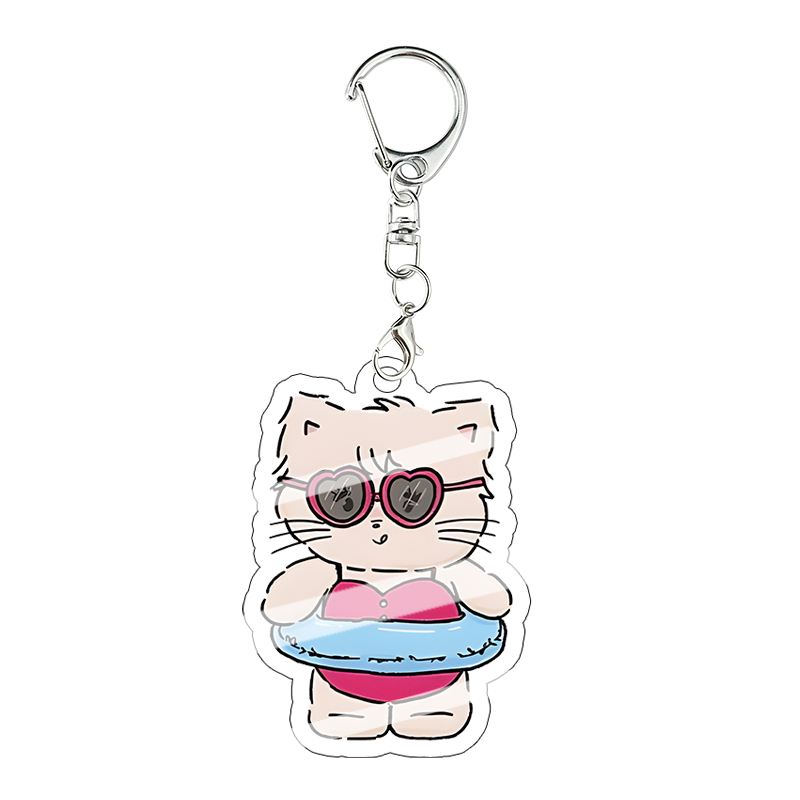 Mikko Kawaii Acrylic Keychain  - Model Kit For Girls ulasan dan harga