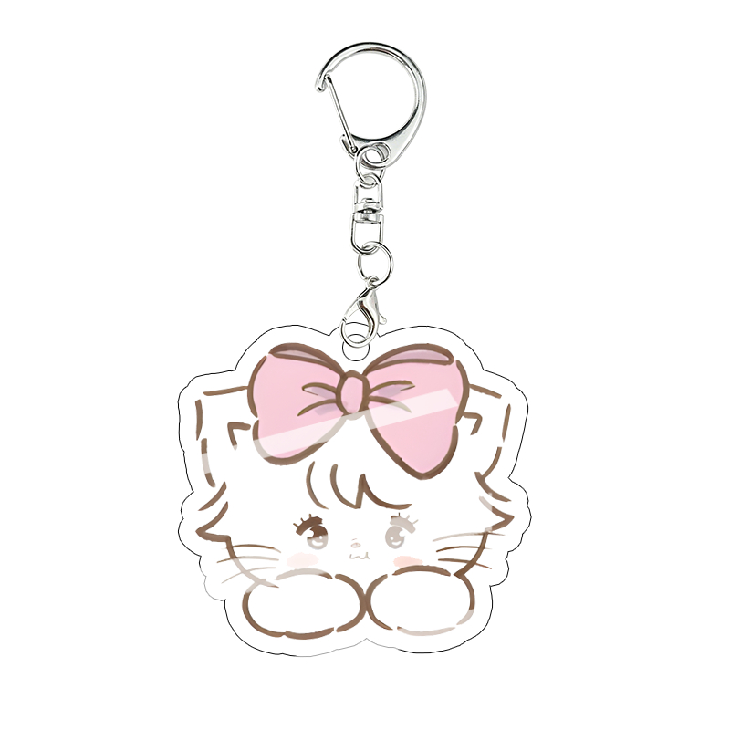 Mikko Kawaii Acrylic Keychain  - Model Kit For Girls ulasan dan harga