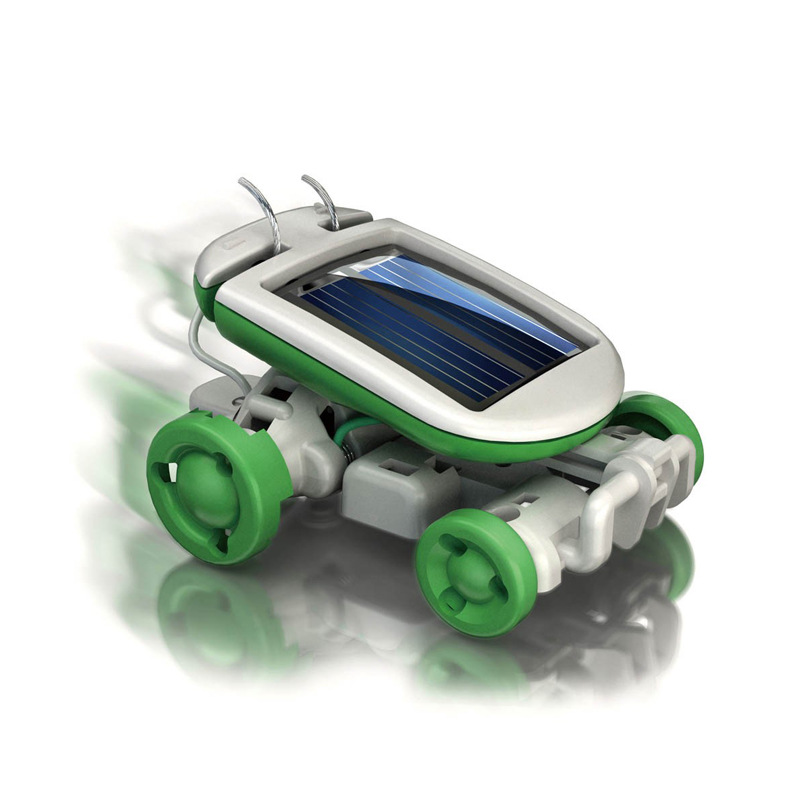 6-In-1 Solar-Power Robot Kit A - Model Kit U Boat ulasan dan harga